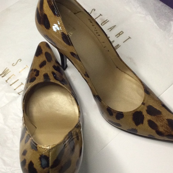 High heels pumps. Flame. Caramel jaguar patent, in the box. - Picture 6 of 7